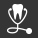 Animated tooth wearing stethoscope icon